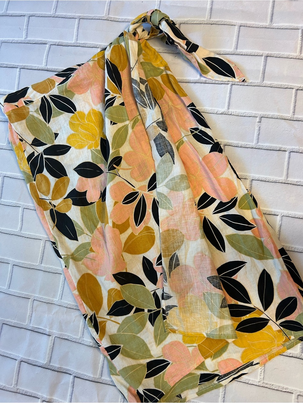 Rachel Zoe Tropical Floral Wrap Skirt - Picture 2 of 5
